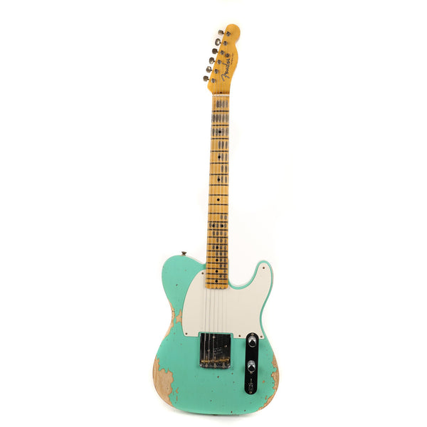 Fender Custom Shop Reverse Esquire Heavy Relic Faded Aged Seafoam