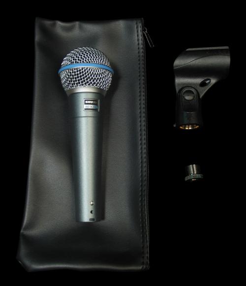 Shure Beta 58A Supercardioid Dynamic Vocal Microphone - Wired/Wireless Compatible