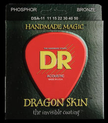 DR Dragon Skin K3 Coated Acoustic Strings (Med Lt. 11-50)
