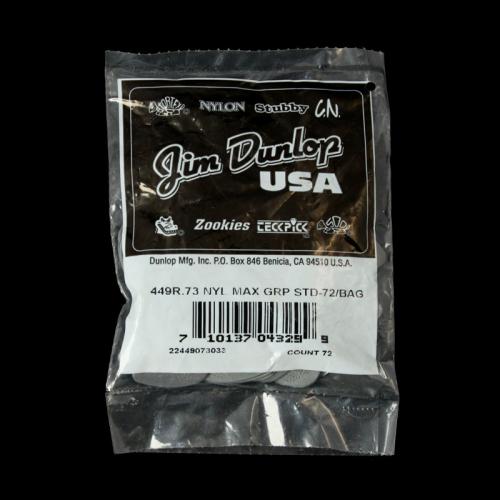 Dunlop Max Grip Nylon Standard Picks (.73mm) 72-Pack