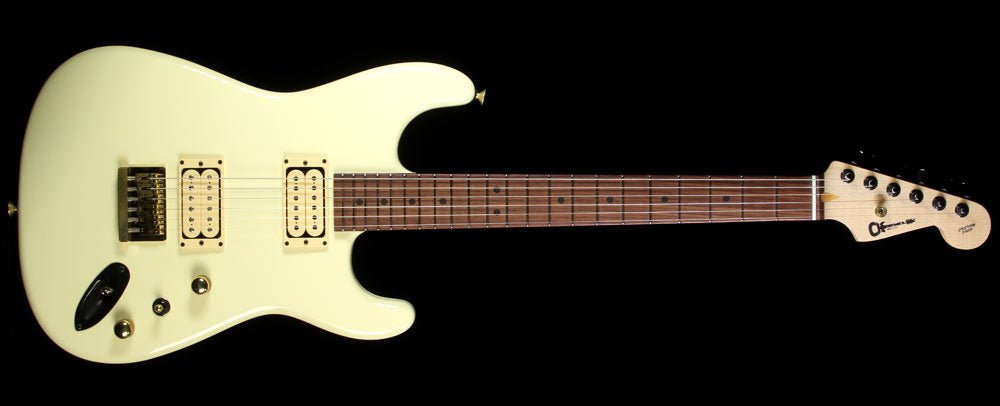 Charvel Custom Shop Nitro San Dimas Electric Guitar Vintage White — 2