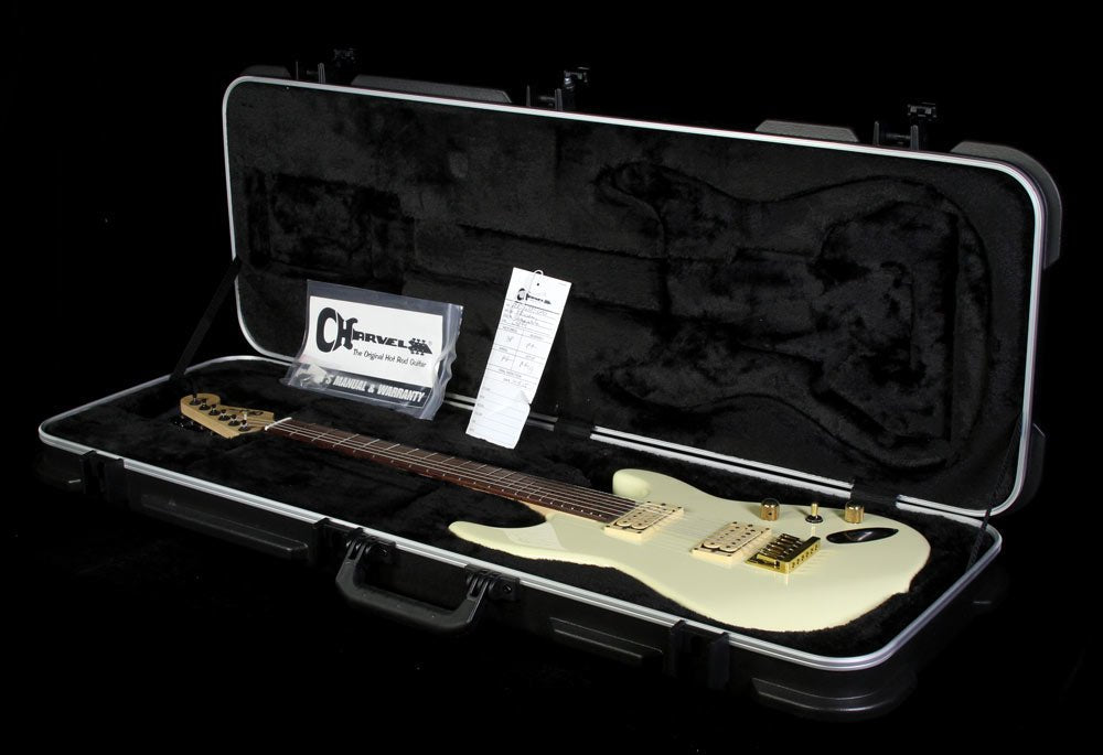 Charvel Custom Shop Nitro San Dimas Electric Guitar Vintage White — 6