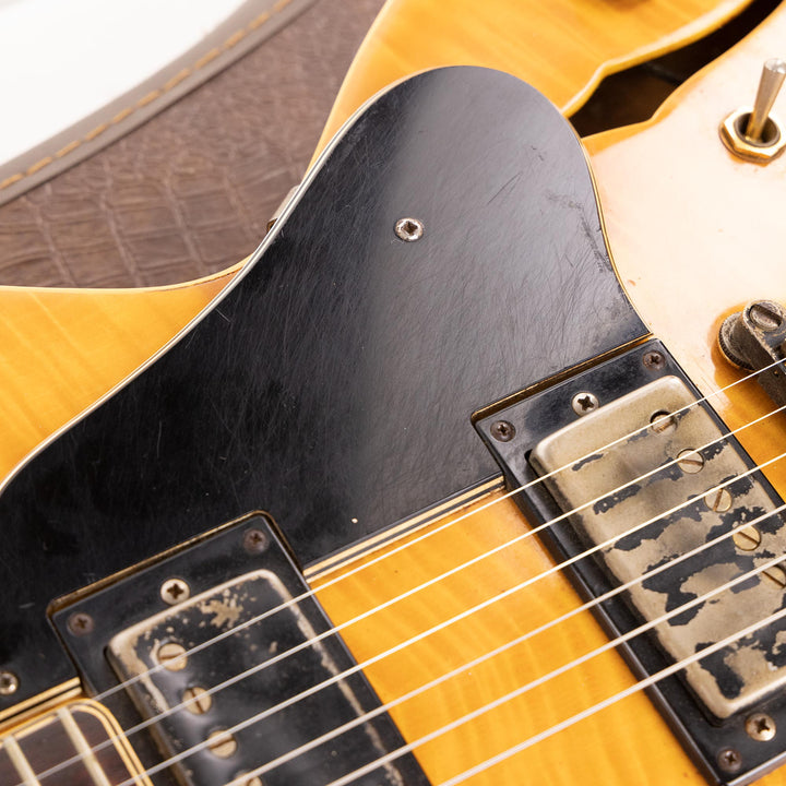 Aria Model 5502N Semi-Hollowbody Electric Natural Used