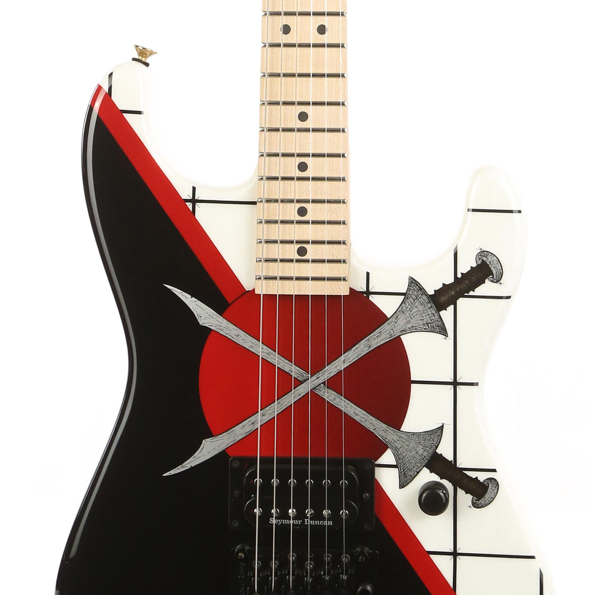 Charvel Custom Shop Warren DeMartini San Dimas Crossed Swords Graphic — 6
