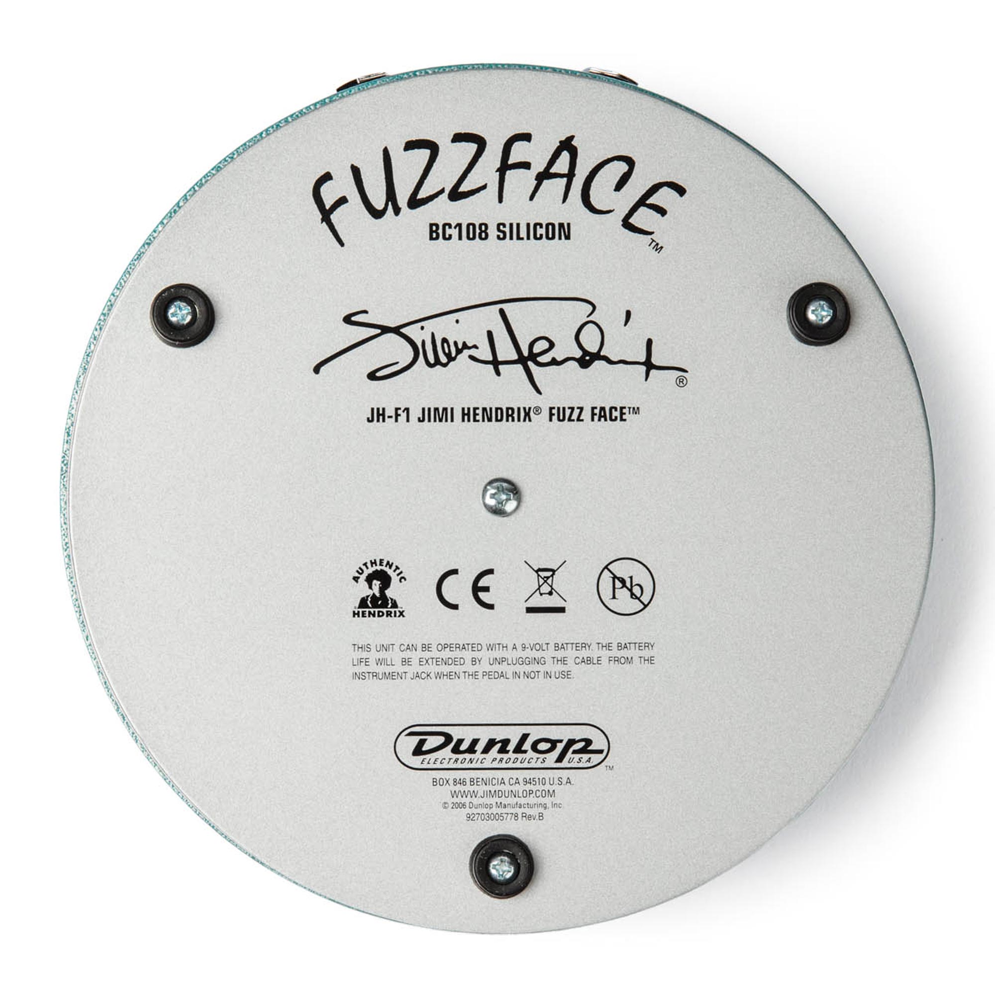 hendrix pedal order Dunlop Jimi Hendrix Fuzz Face Pedal