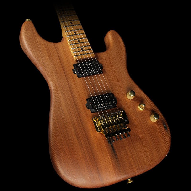 Charvel Custom Shop Exclusive Carbonized Recycled Redwood San Dimas HH Electric Guitar — 1