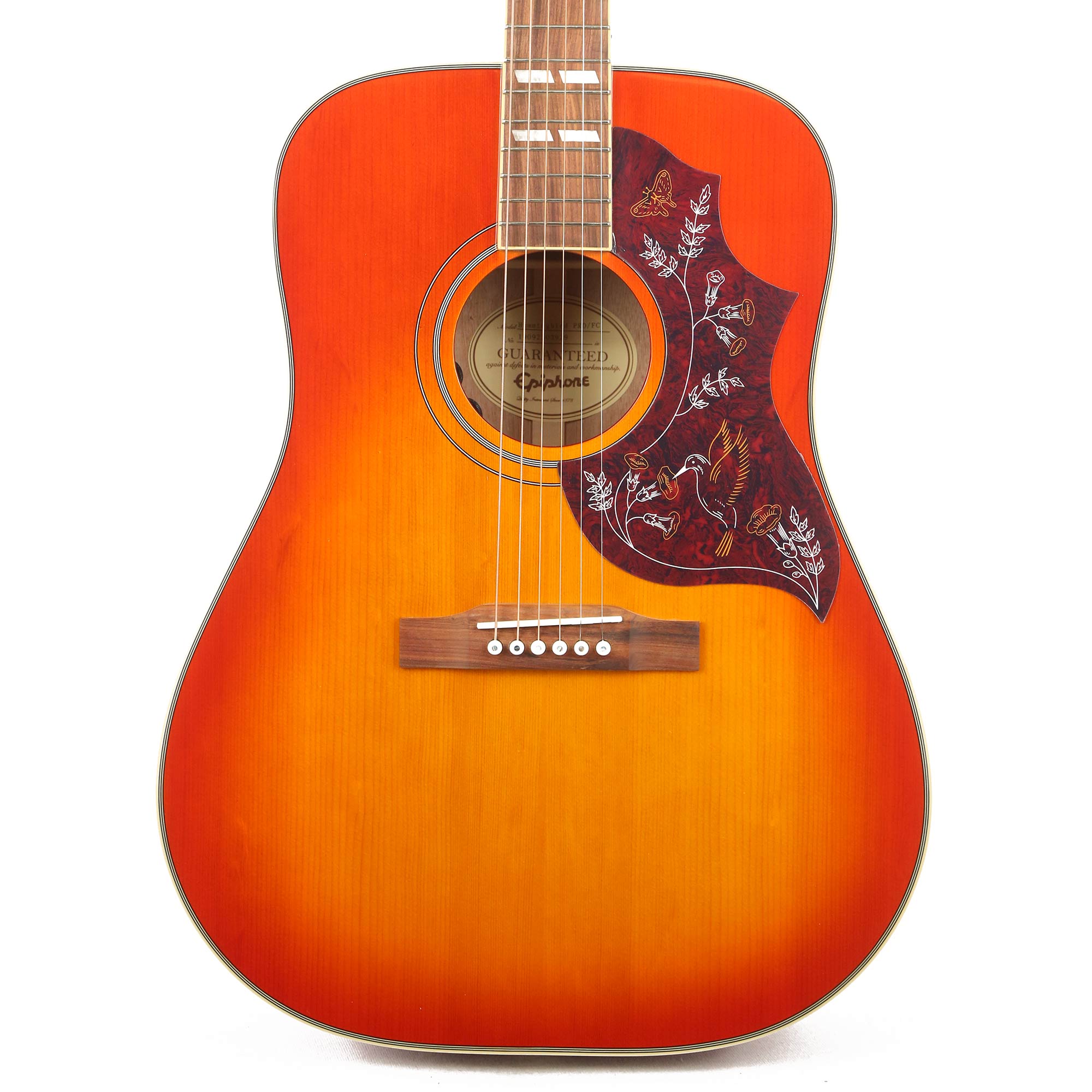 Epiphone Hummingbird Pro Acoustic Faded Cherry Burst | The Music Zoo