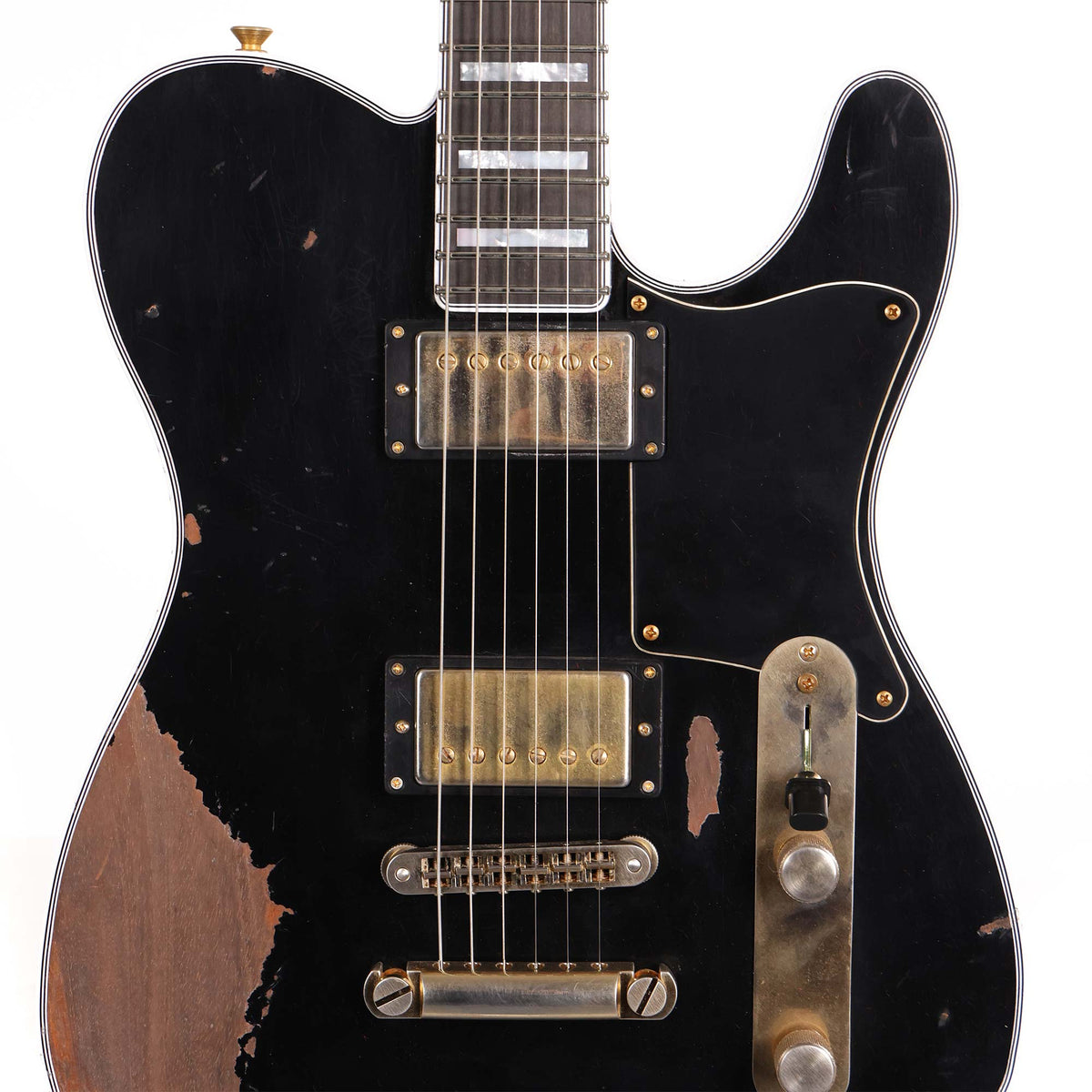 Fender Custom Shop '67 Set Neck Telecaster Masterbuilt Austin MacNutt Relic Black — 4