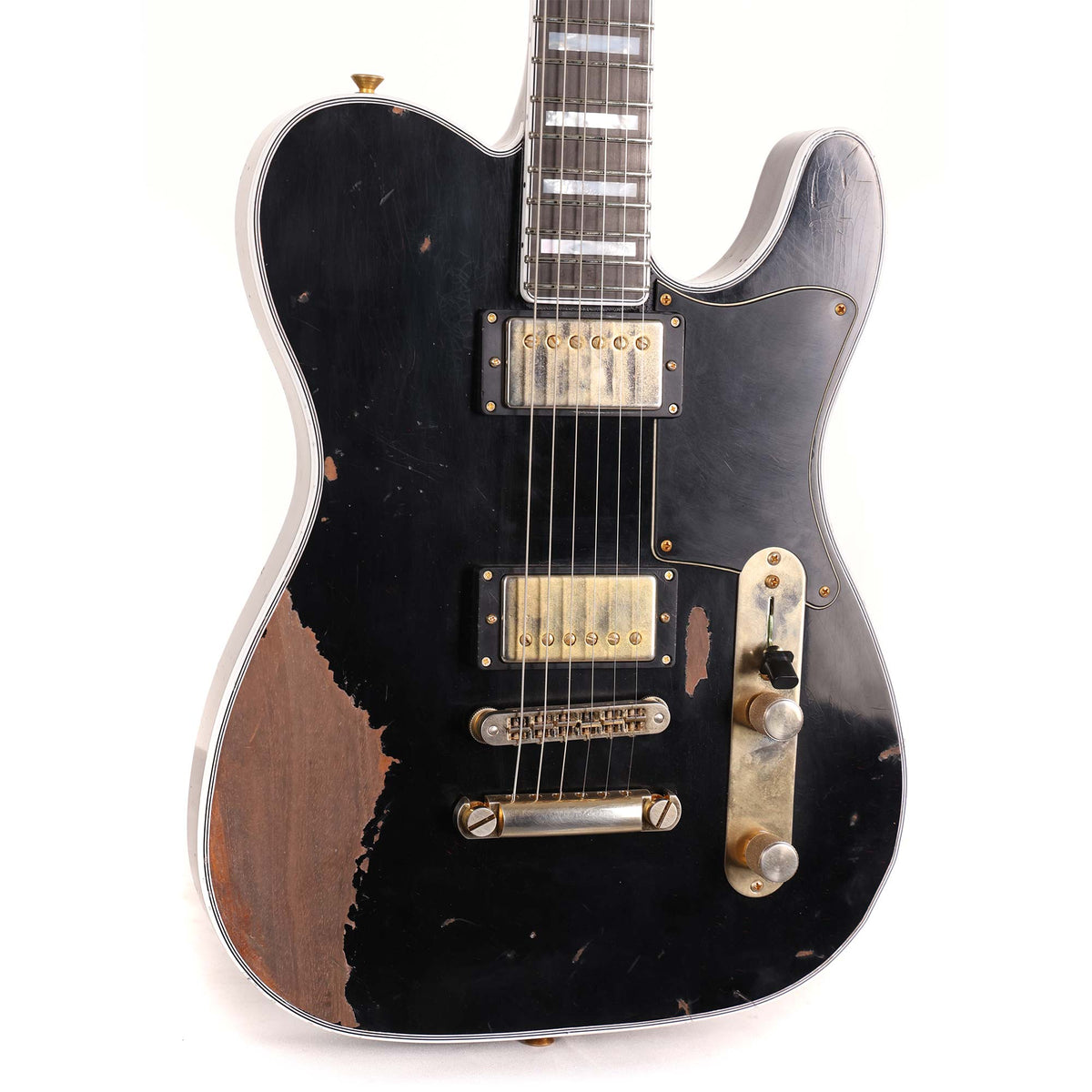 Fender Custom Shop '67 Set Neck Telecaster Masterbuilt Austin MacNutt Relic Black — 5