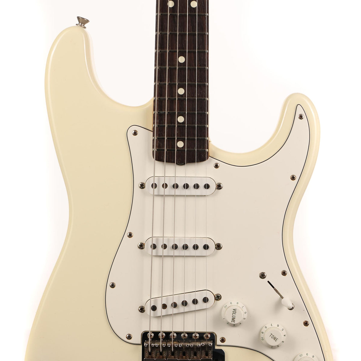 1998 Fender Jimi Hendrix Voodoo Stratocaster Olympic White — 6