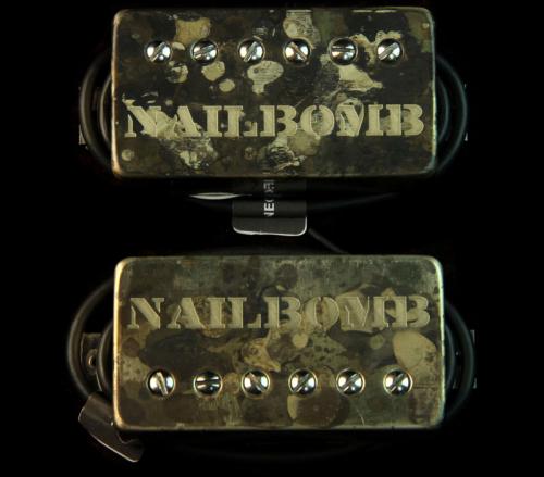 Bare Knuckle Nailbomb Humbucker Pickup Set (Etched