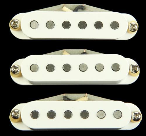 Bare Knuckle Trilogy Suite Single Coil RWRP Pickup Set (White)