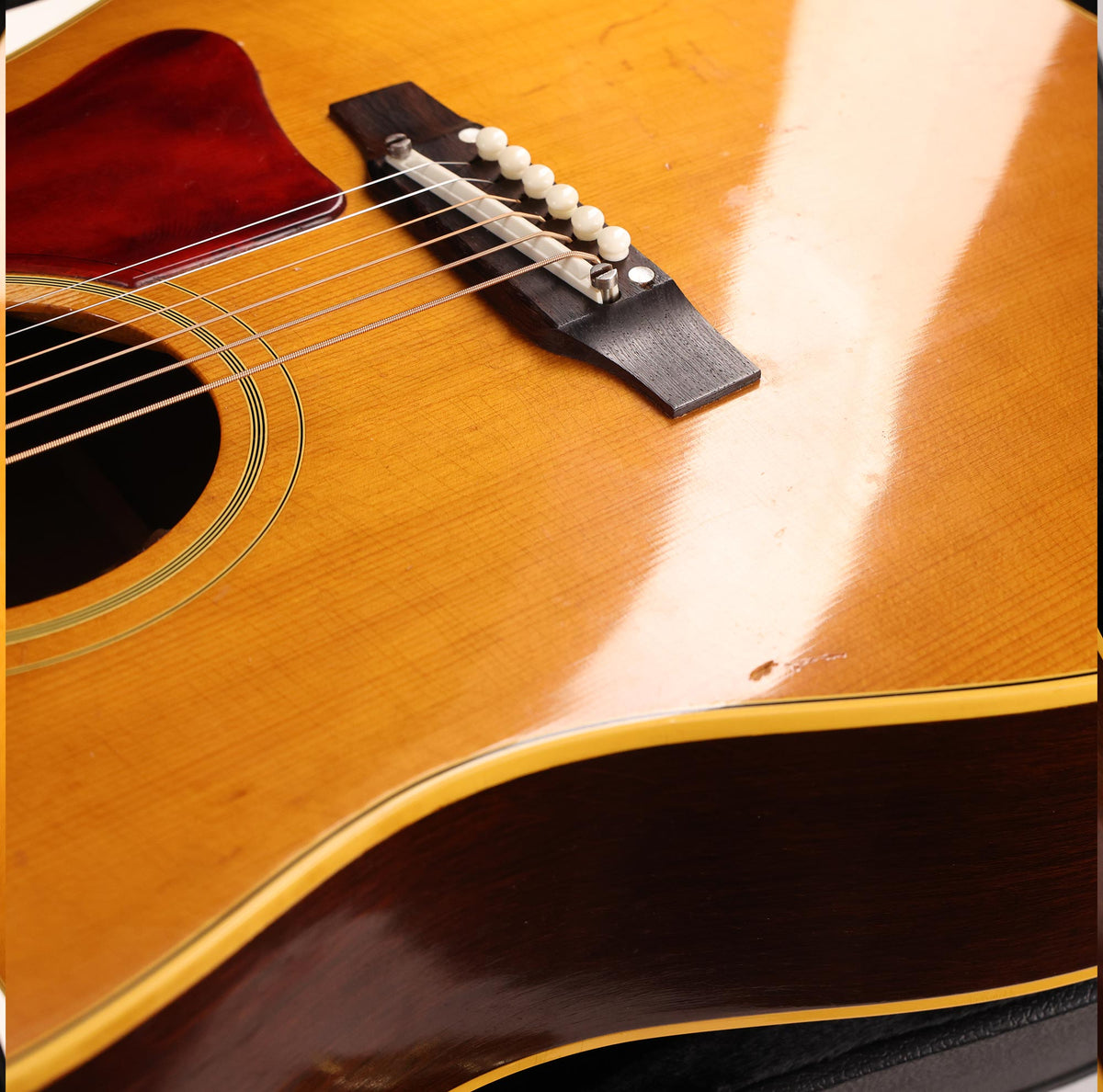 1965 Gibson J-50 ADJ Dreadnought Acoustic-Electric Natural — 8