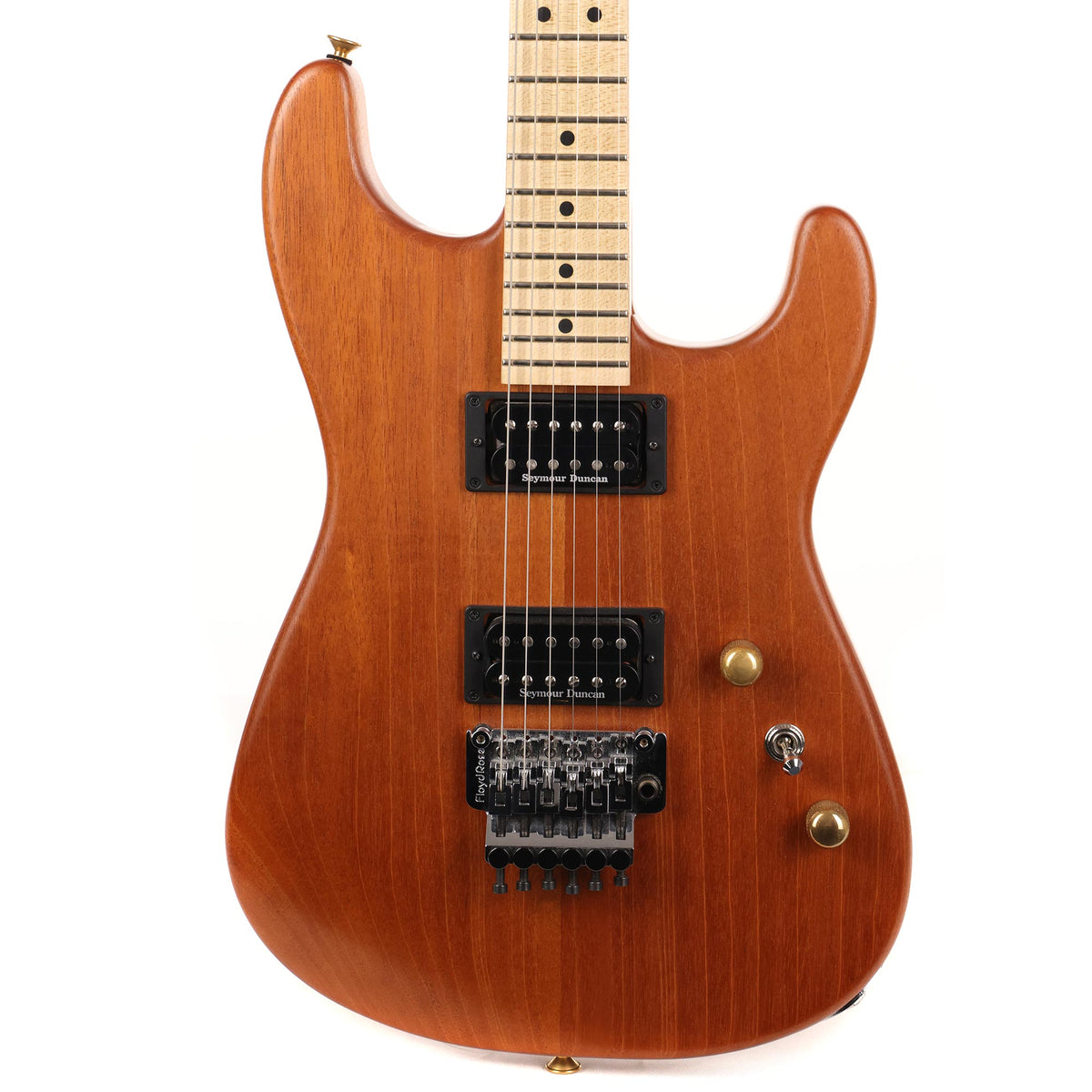 Charvel Custom Shop Natural Series San Dimas Mahogany HH FR 2013 — 1
