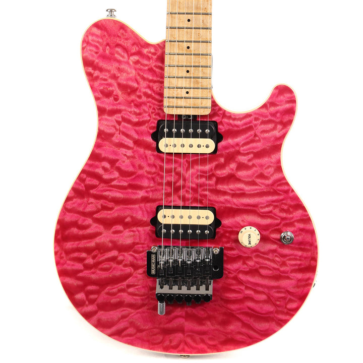Ernie Ball Music Man Axis Tribute Quilt Top Trans Pink 2011