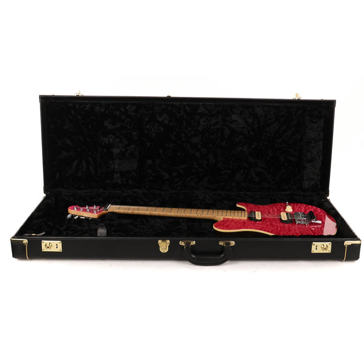 Ernie Ball Music Man Axis Tribute Quilt Top Trans Pink 2011