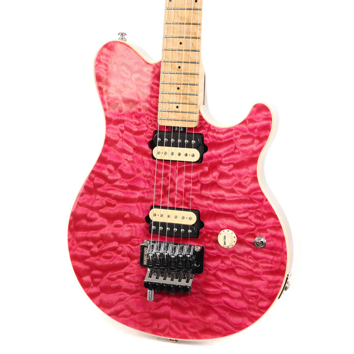 Ernie Ball Music Man Axis Tribute Quilt Top Trans Pink 2011