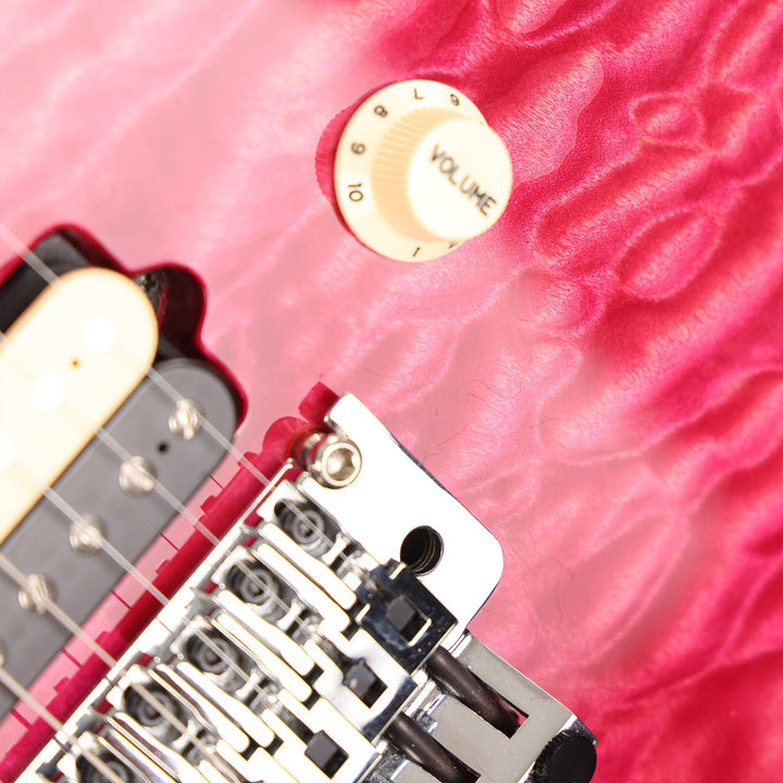 Ernie Ball Music Man Axis Tribute Quilt Top Trans Pink 2011