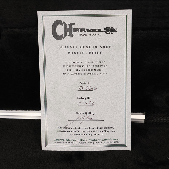 Charvel Custom Shop So Cal HSH Masterbuilt Nitro Aged Slime Green Black Pickguard 2022