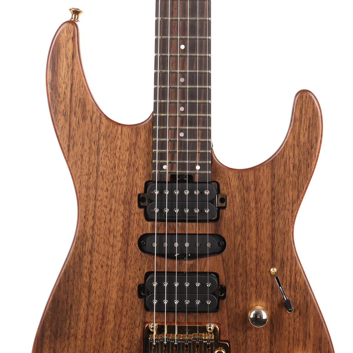 Charvel MJ DK24 HSH 2PT E Mahogany with Figured Walnut Streaky Ebony Fretboard 2021 — 6