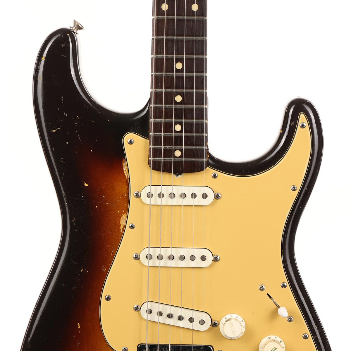 1960 Fender Stratocaster Hardtail Sunburst — 6