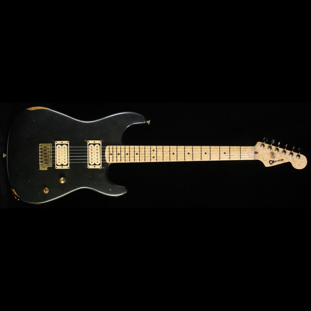 Charvel Custom Shop Nitro Aged San Dimas Electric Guitar NOS Black Pearl — 2