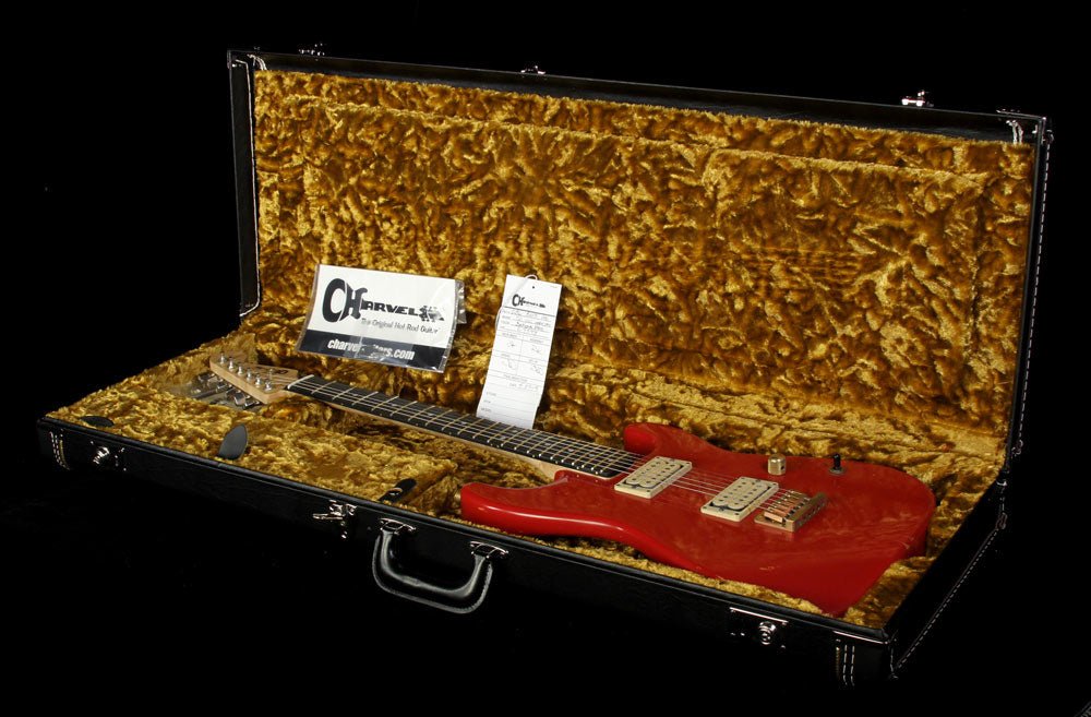 Charvel Custom San Dimas Nitro Aged Electric Guitar Dakota Red — 4