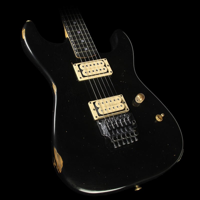 Charvel Custom Shop Nitro Aged San Dimas Electric Guitar Black — 1