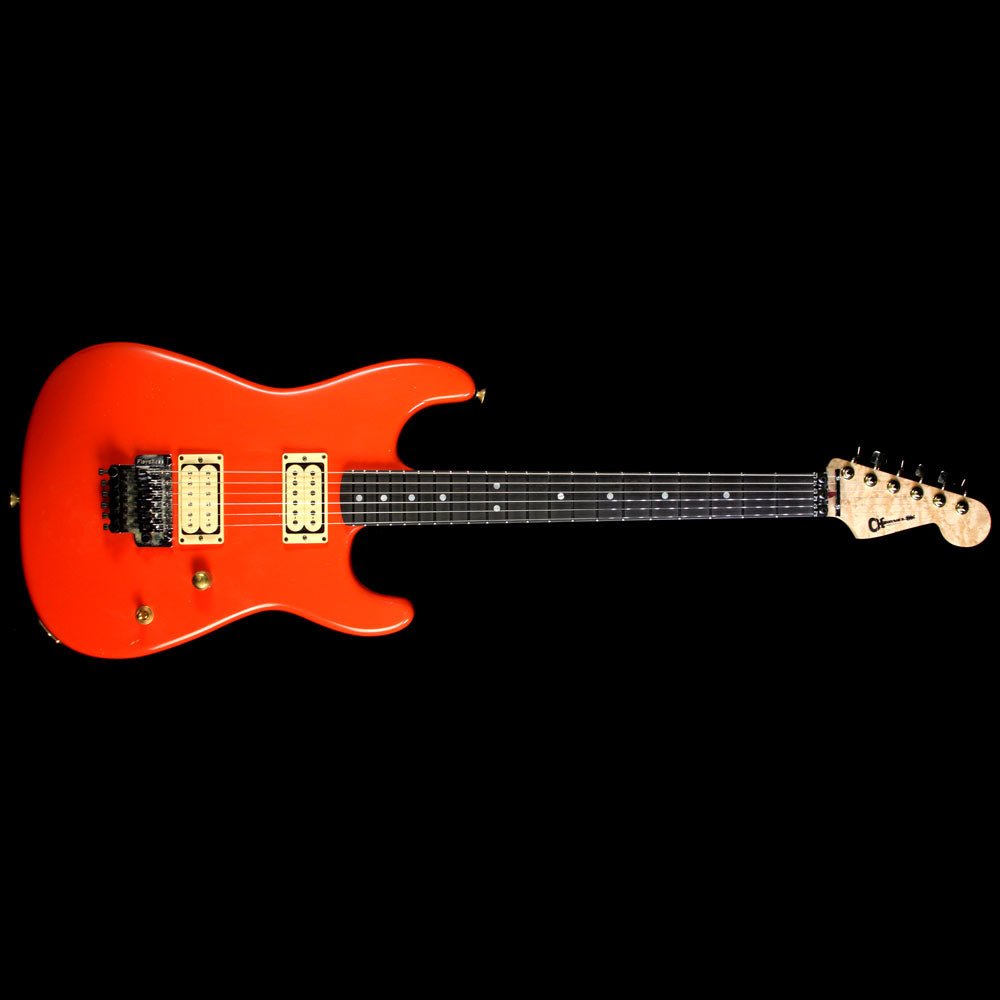 Charvel Custom Shop Nitro Aged San Dimas Electric Guitar Orange — 2