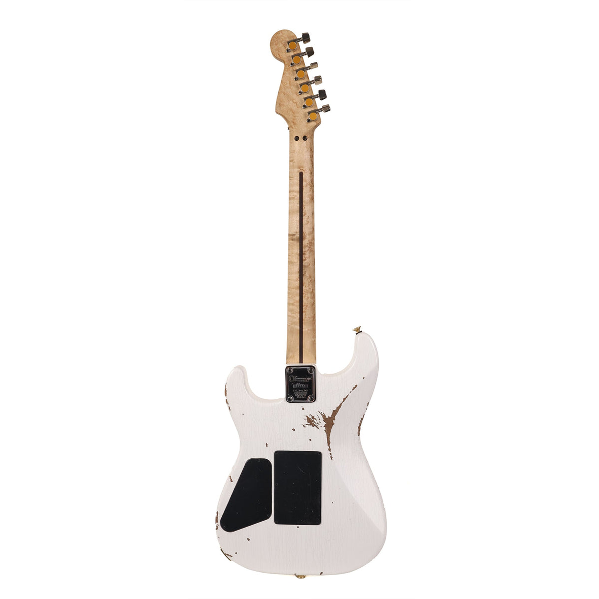 Charvel Custom Shop San Dimas Nitro Aged Arctic White — 3
