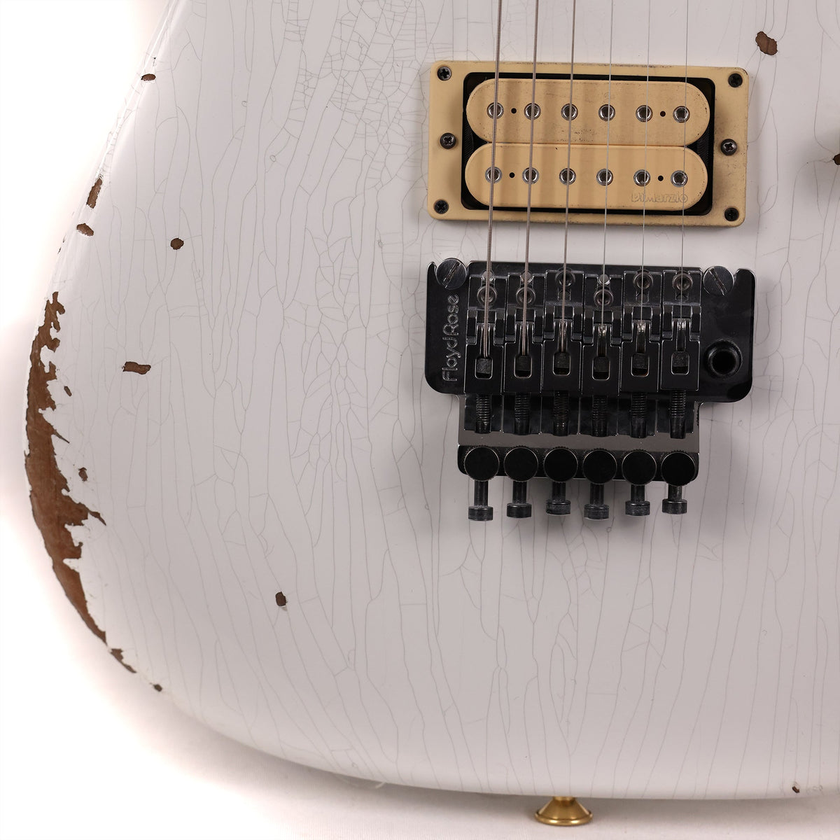 Charvel Custom Shop San Dimas Nitro Aged Arctic White — 5