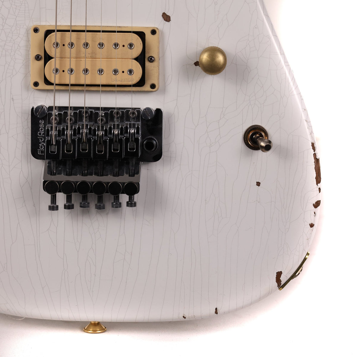Charvel Custom Shop San Dimas Nitro Aged Arctic White — 7