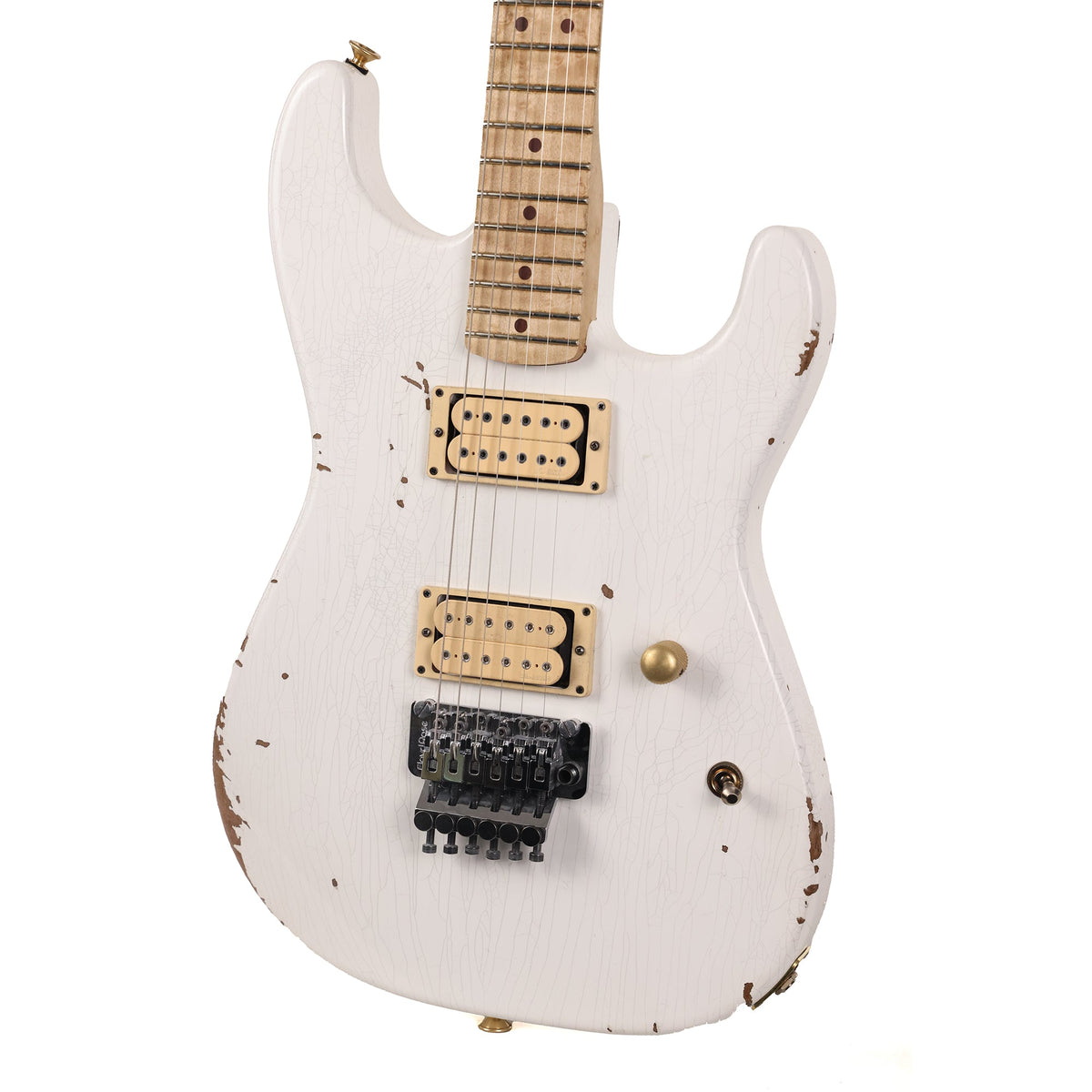 Charvel Custom Shop San Dimas Nitro Aged Arctic White — 8