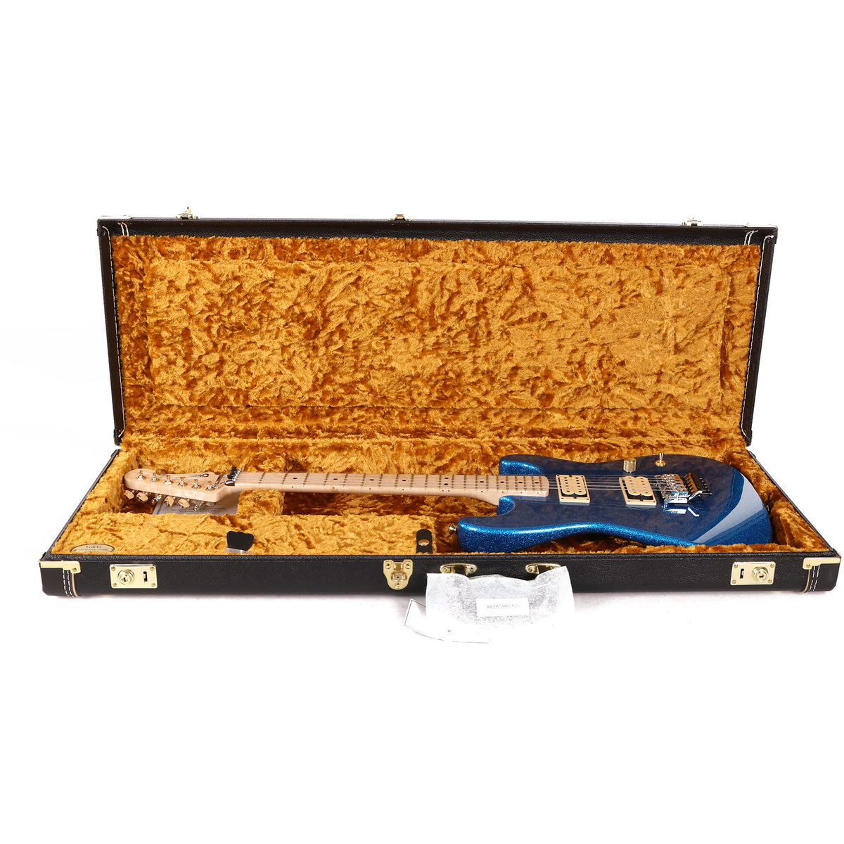 Charvel Custom Shop San Dimas 2H FR Nitro Blue Sparkle — 9