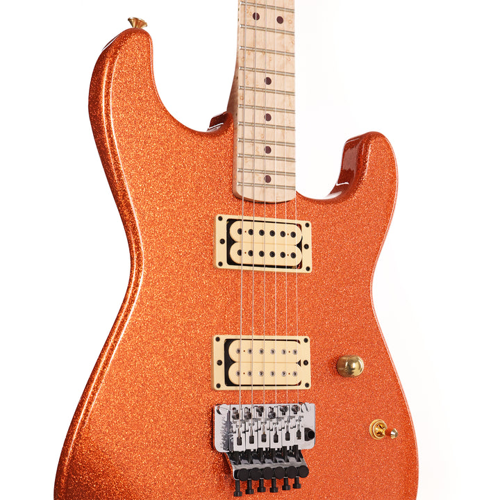 Charvel Custom Shop San Dimas Nitro Sunfire Orange Flake Music Zoo Exclusive