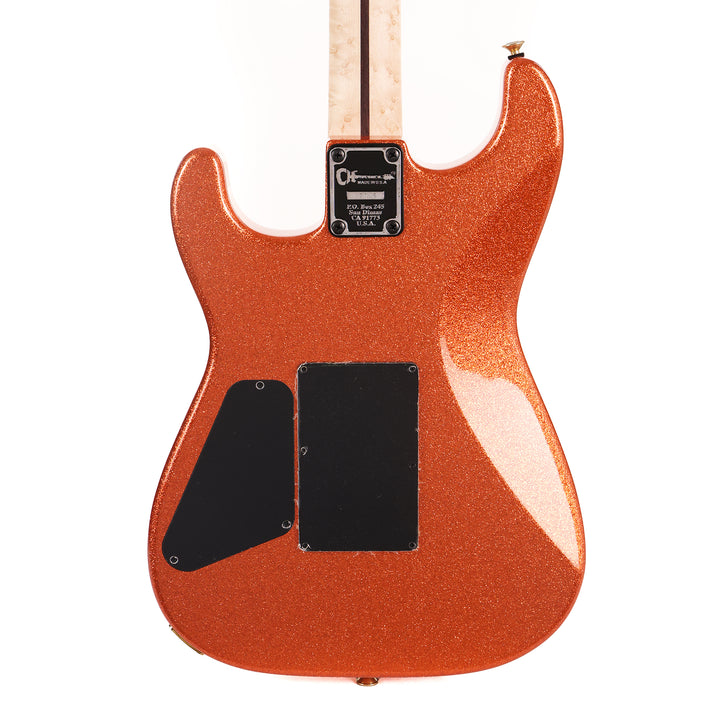 Charvel Custom Shop San Dimas Nitro Sunfire Orange Flake Music Zoo Exclusive