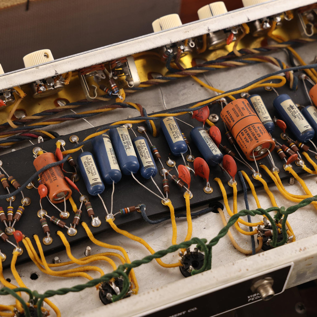 1962 Fender Twin Blonde Combo Amplifier — 9