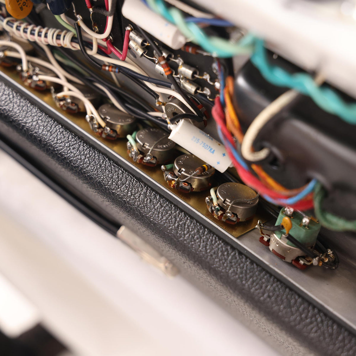 1975 Fender Twin Reverb Silverface 2x12 Combo Amplifier — 9