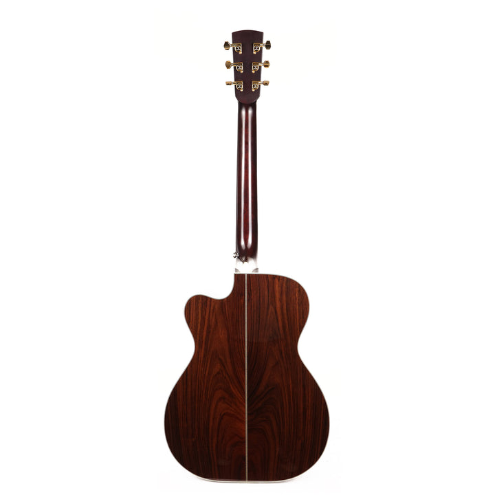Huss and Dalton OM Cutaway Acoustic-Electric 2023