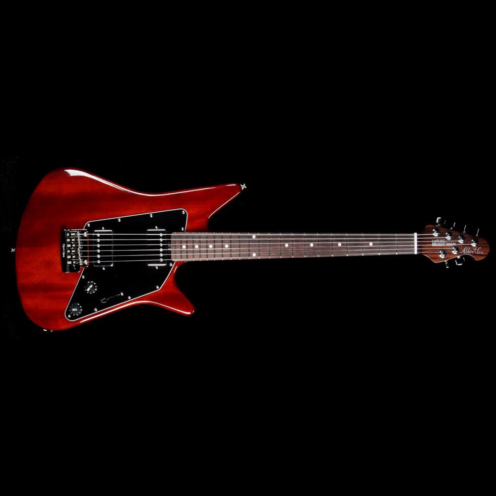 Ernie Ball Music Man Albert Lee HH Electric Guitar Trans Walnut — 2