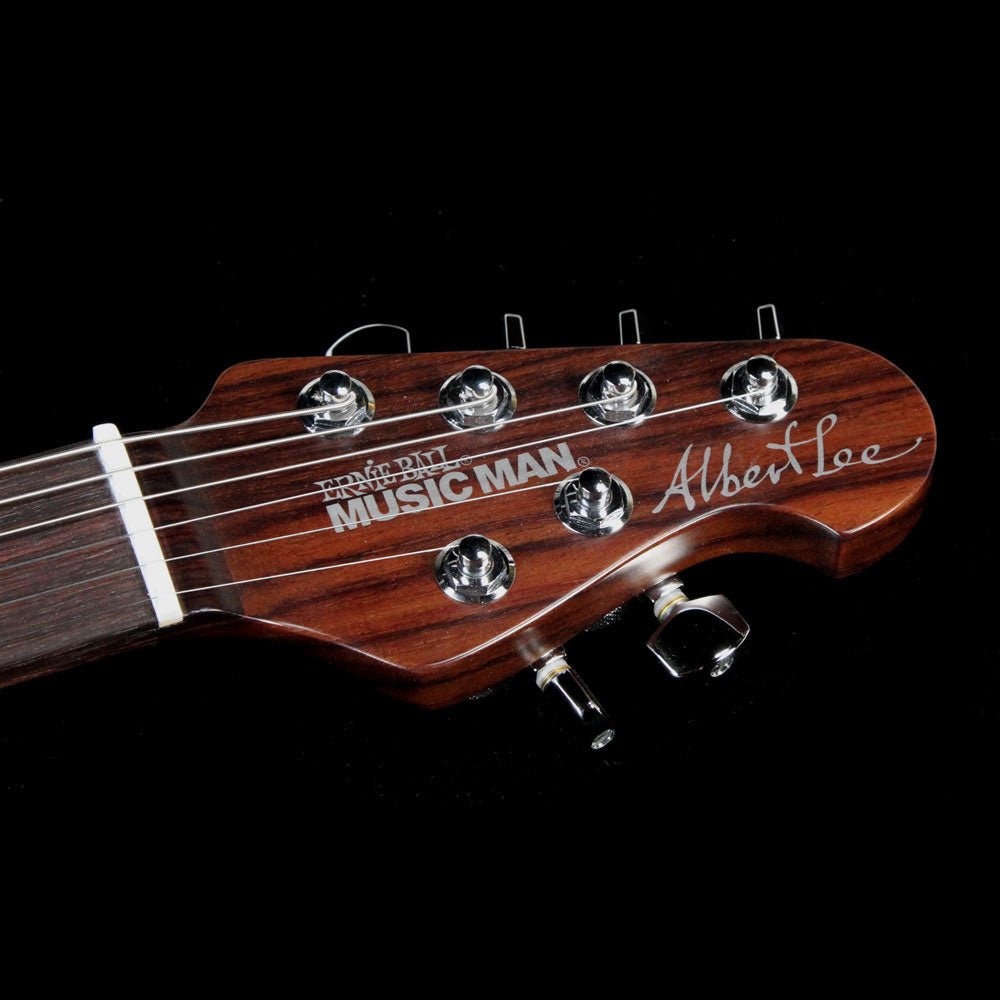 Ernie Ball Music Man Albert Lee HH Electric Guitar Trans Walnut — 4