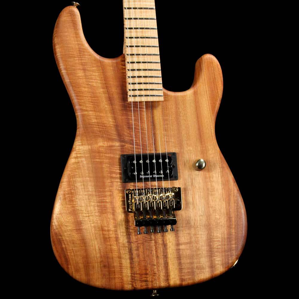 Charvel Custom Shop San Dimas Figured Koa 24-Fret Natural Oil — 1