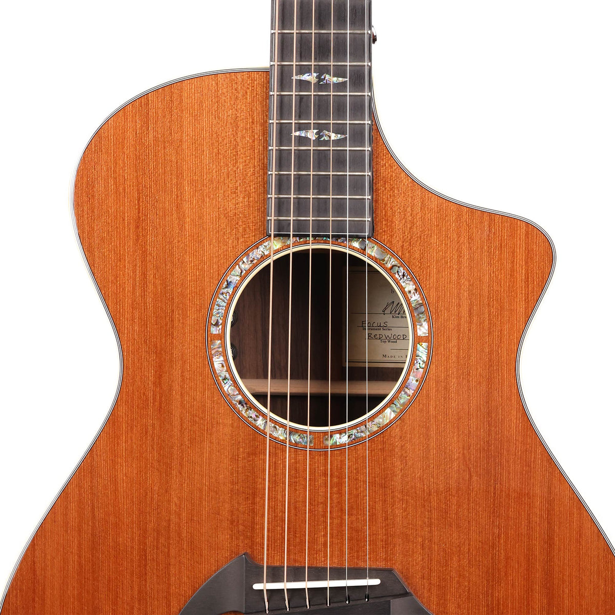 Breedlove Focus Special Edition Redwood and Rosewood Acoustic-Electric Used — 6