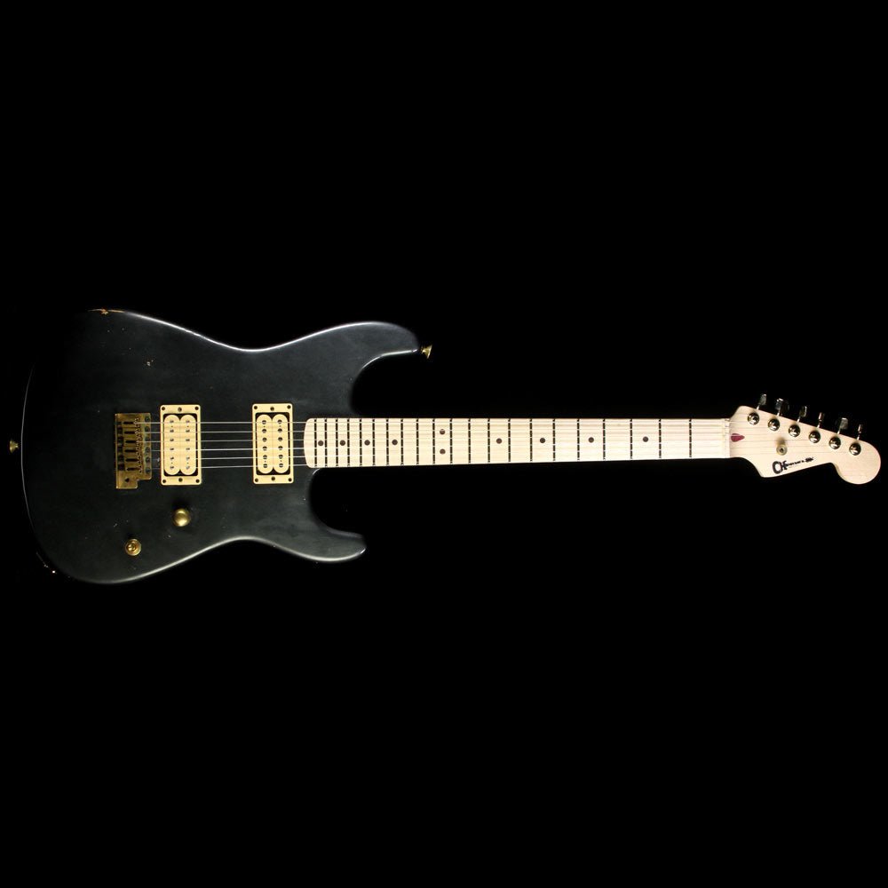 Charvel Custom Shop Nitro Aged San Dimas Electric Guitar Black Pearl — 2