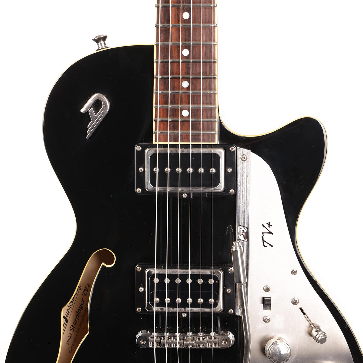 Duesenberg Starplayer TV Plus Piezo Black Used — 6