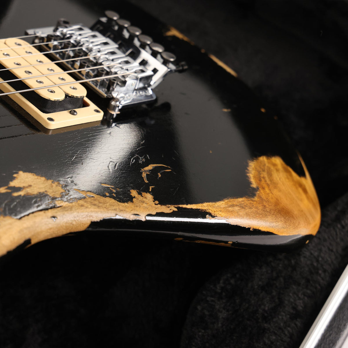 Charvel Custom Shop San Dimas Guitar Nitro Aged Black 2019 — 8