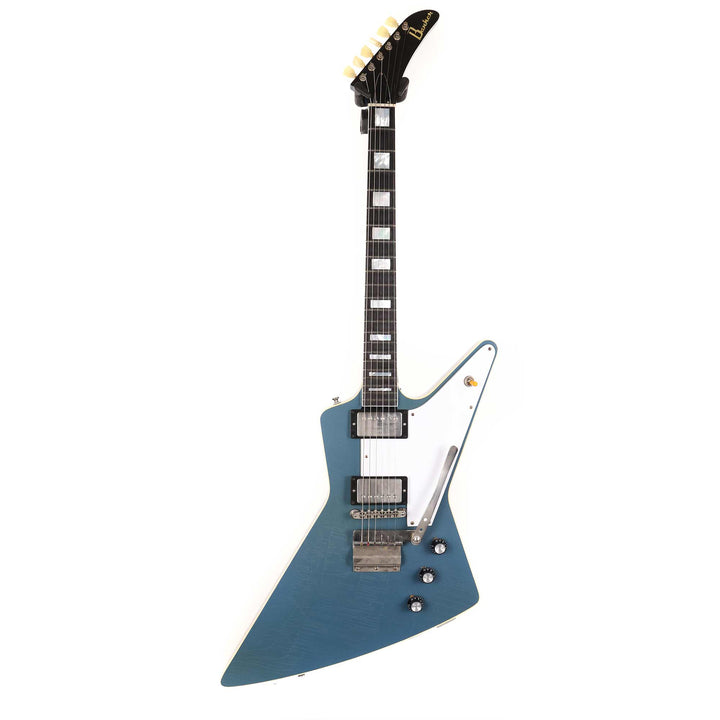 Banker Excalibur Custom Korina Aged Pelham Blue Metallic 2022