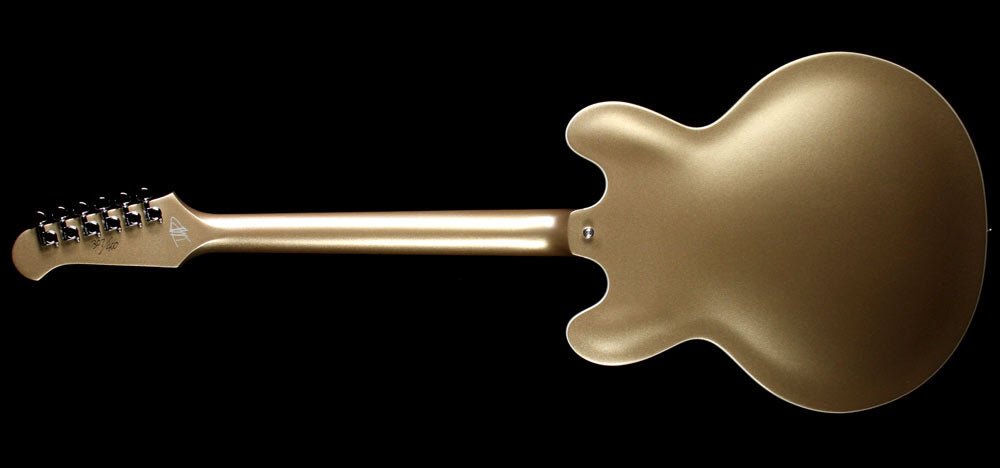 2014 Gibson Memphis ES-335 Dave Grohl Signature Metallic Gold — 3