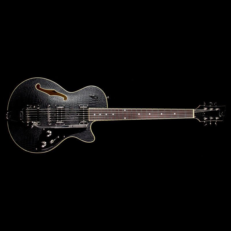 Duesenberg Starplayer TV Outlaw Black Alligator Tolex — 2