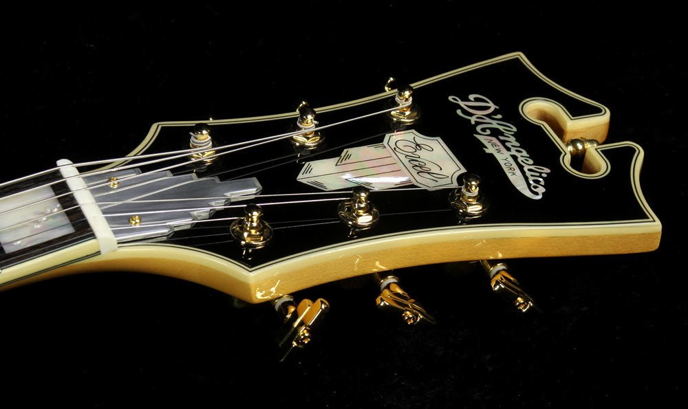 D'Angelico EX-63 Archtop Acoustic Guitar Natural — 4